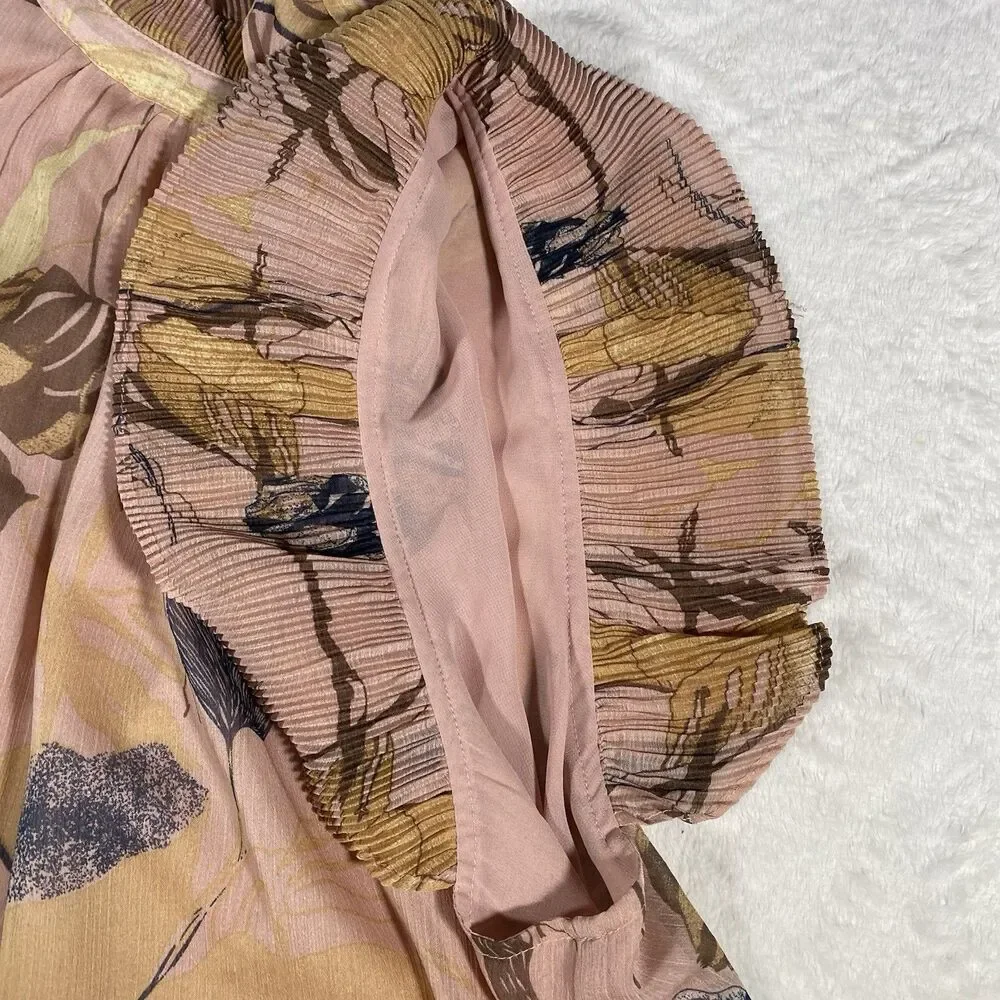 Tahari Women's 3X Flutter Sleeve Top Lot of 2 Romantic Fairy Boho Career Flowy - Picture 10 of 10